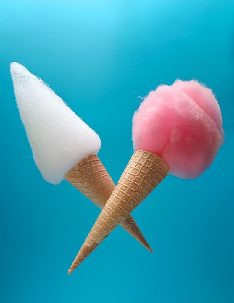 Cotton candy and snow cone stand in San Fernando Valley, Fluffy Sweets & Snow.